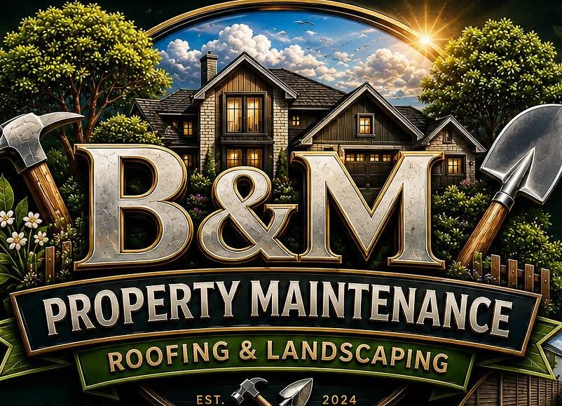 B&M Property Maintenance logo